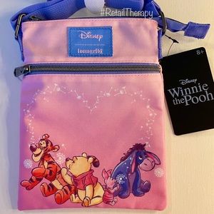 Loungefly Disney Winnie The Pooh Dandelion Heart Crossbody Bag
